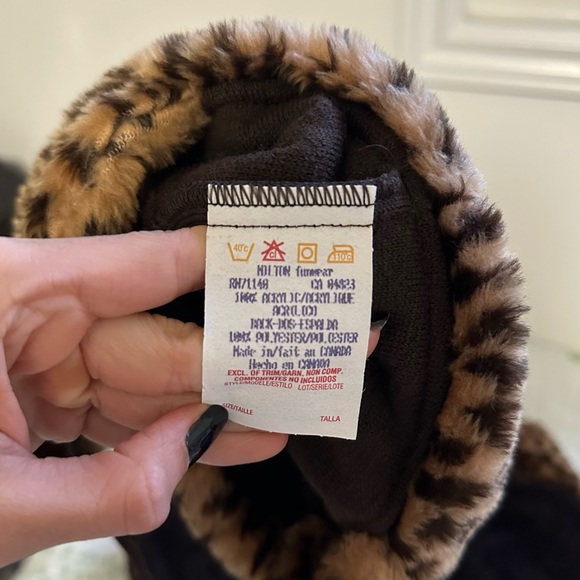 VINTAGE MILTON FAUX FUR BROWN COAT + HAT - Picture 9 of 9